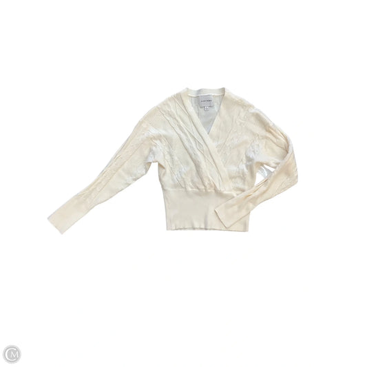 Top Long Sleeve By Pink Rose In Cream, Size: S
