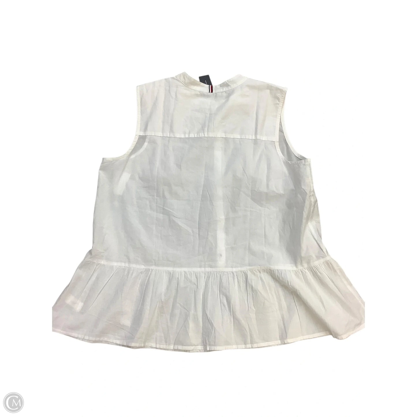 Top Sleeveless Basic By Tommy Hilfiger In White, Size: Xl