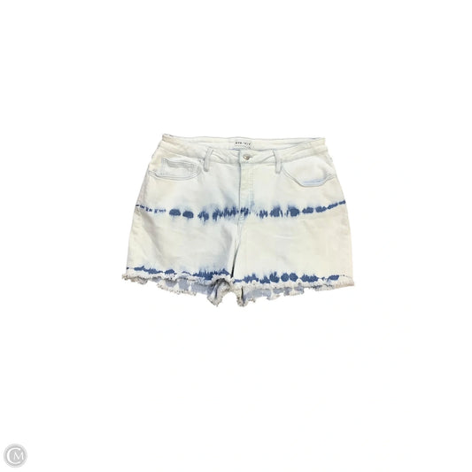 Shorts By Ava & Viv In Blue Denim, Size: 16W
