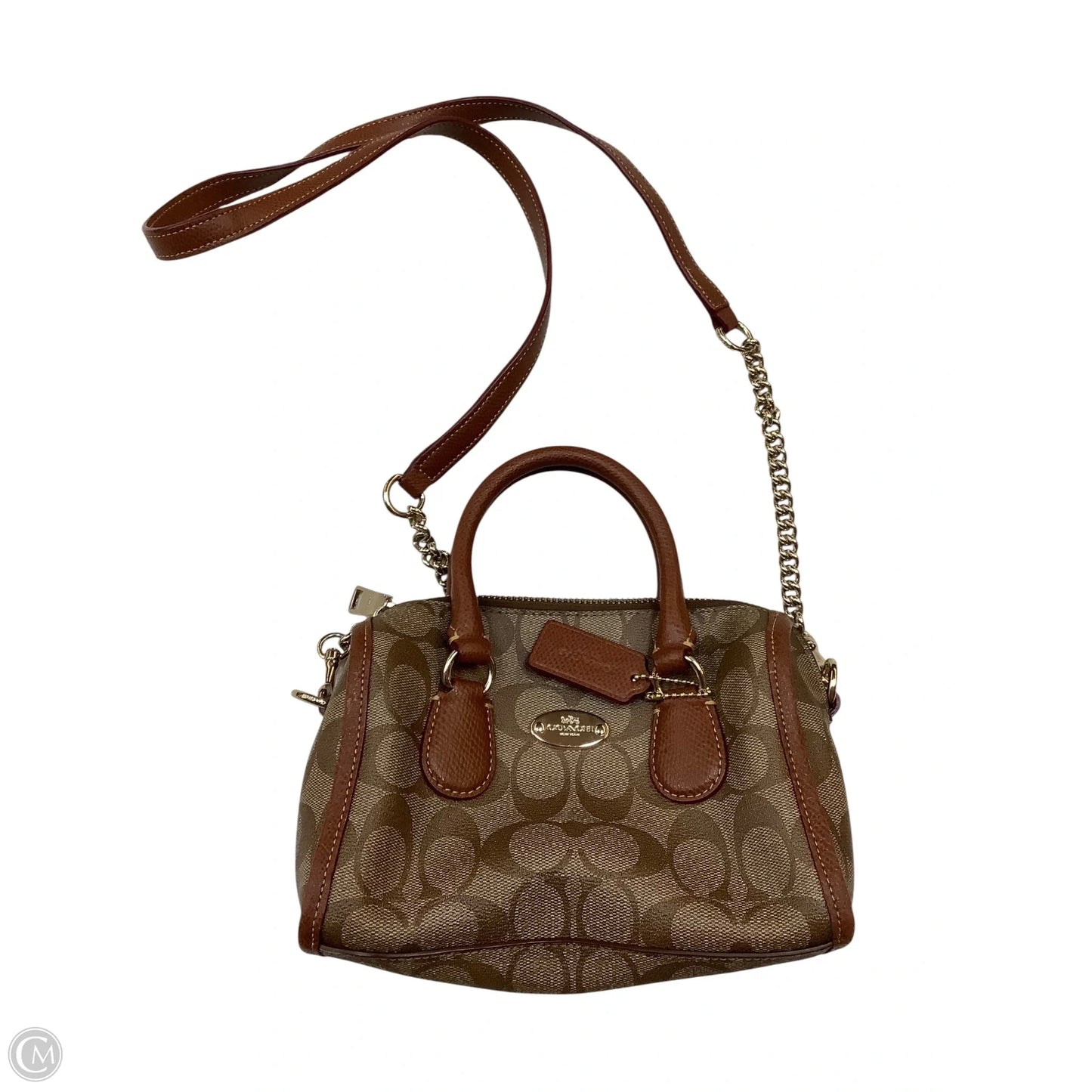 Crossbody Designer By Coach, Size: Small