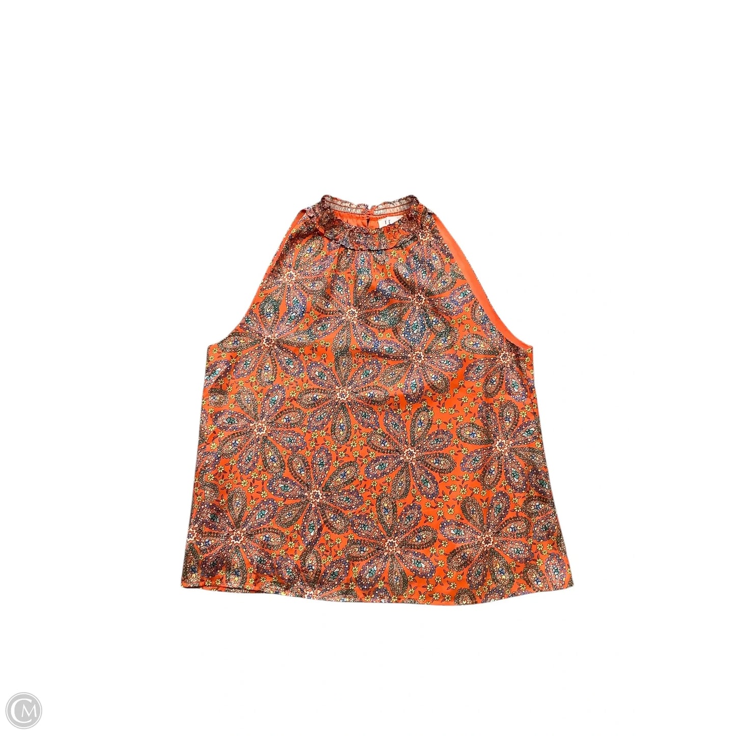 Top Sleeveless Basic By Thml In Orange, Size: M