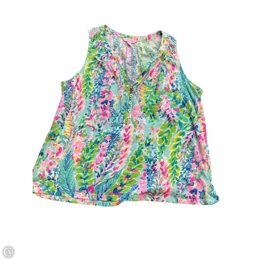 Top Sleeveless Designer By Lilly Pulitzer In Multi-colored, Size: M