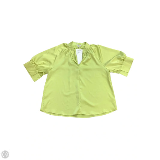 Blouse Long Sleeve By Anniewear In Green, Size: Xl
