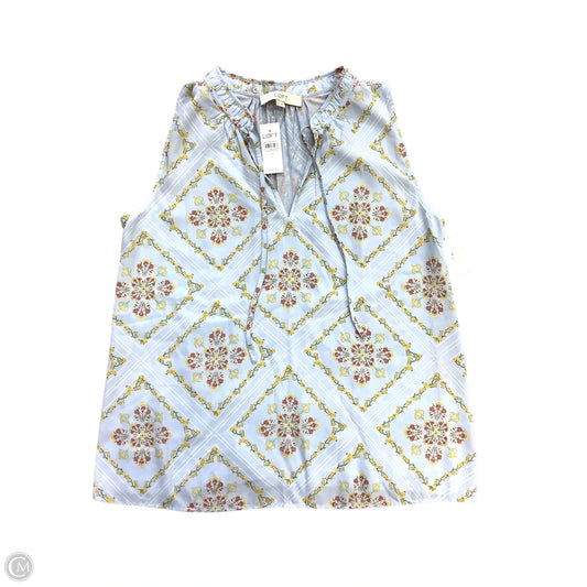 Top Sleeveless Basic By Loft In Blue, Size: M