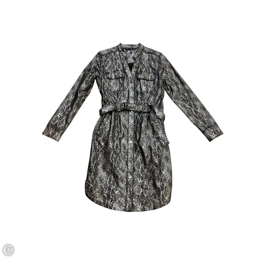 Dress Party Midi By White House Black Market In Silver, Size: 4