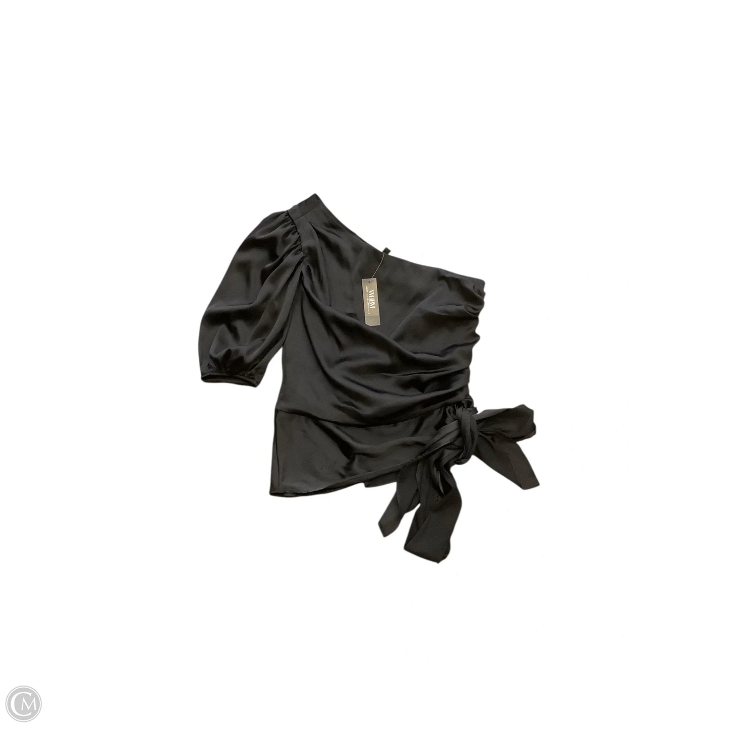 Blouse Long Sleeve By White House Black Market In Black, Size: 4