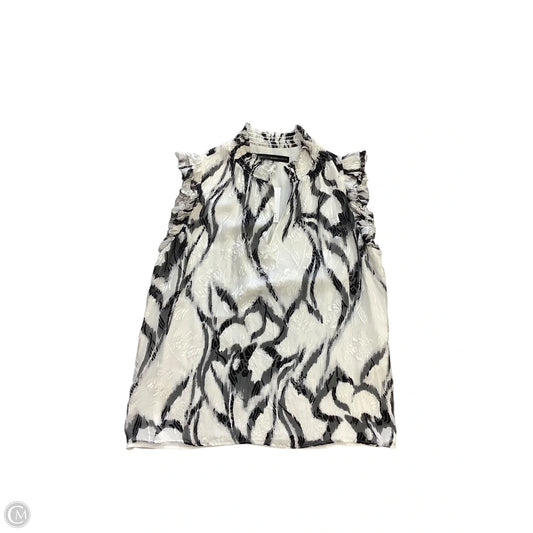 Blouse Short Sleeve By White House Black Market In White, Size: Xs