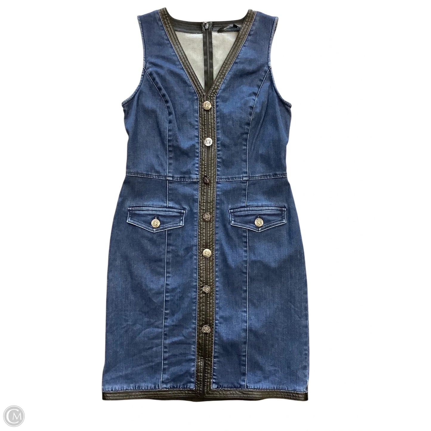 Dress Casual Short By White House Black Market In Blue Denim, Size: 6P