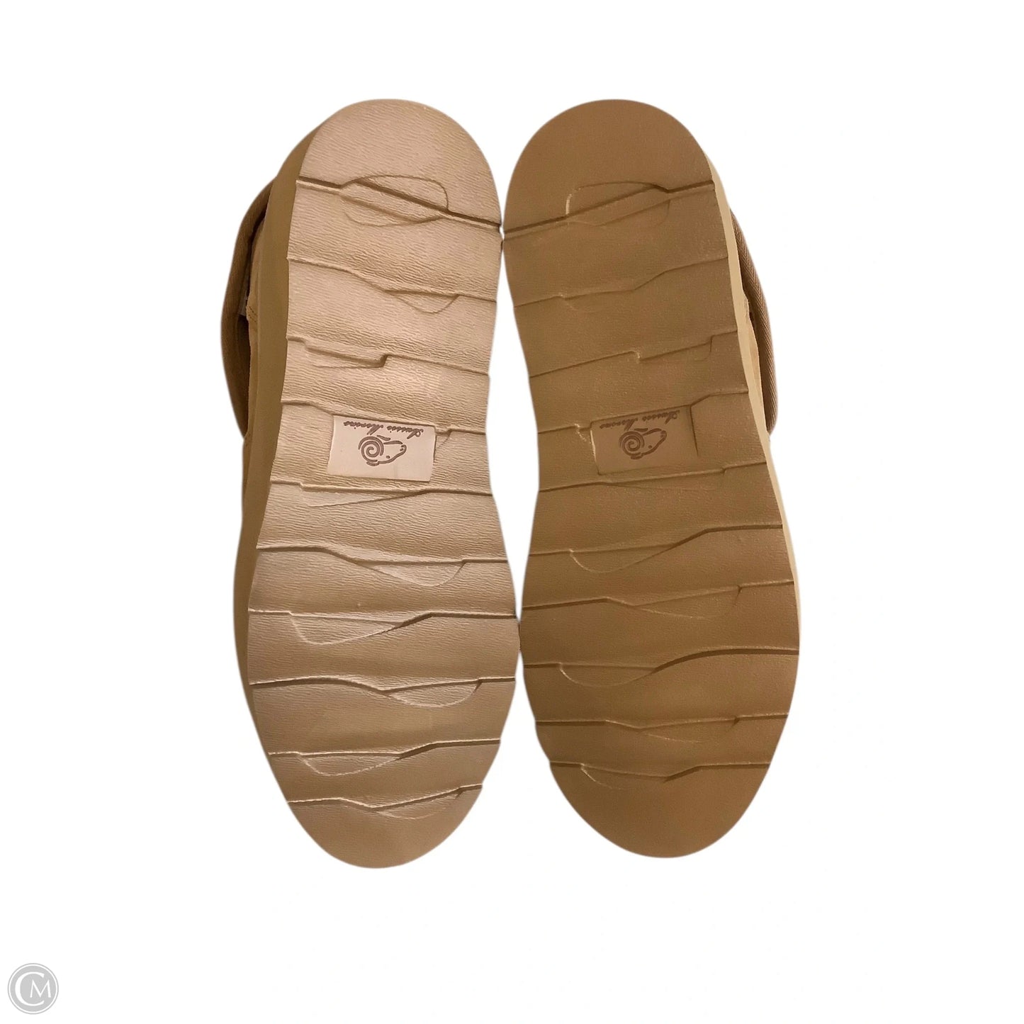 Boots Ankle Flats By Cmb In Tan, Size: 12