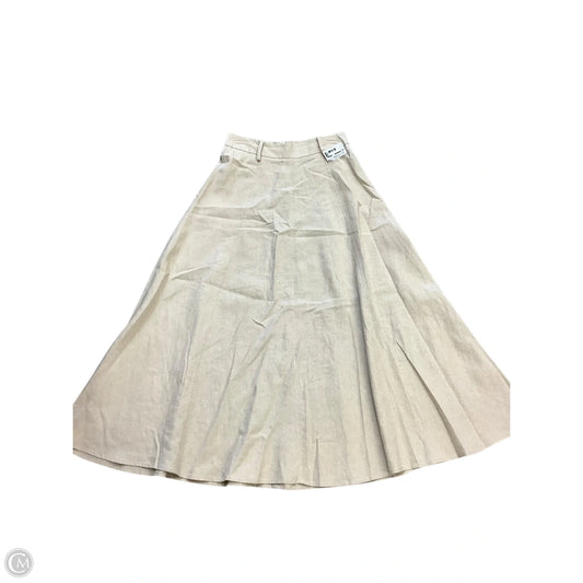 Skirt Maxi By Zara In Tan, Size: S