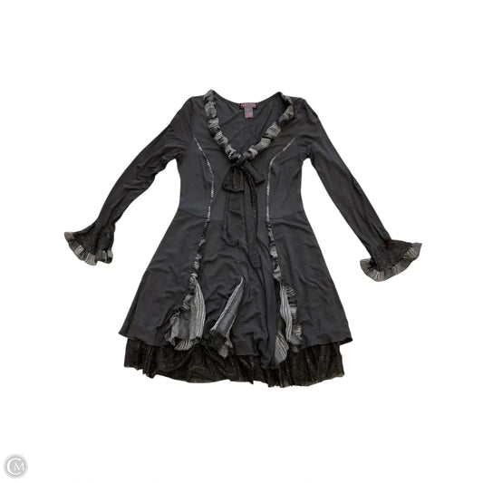 Tunic Long Sleeve By Cmb In Black, Size: S