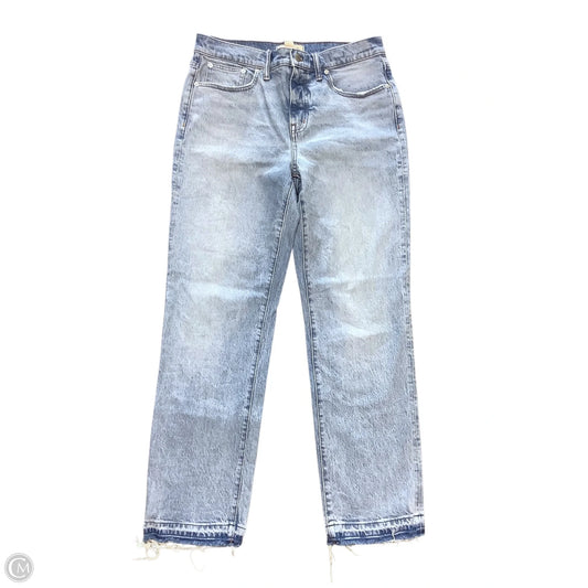 Jeans Straight By Madewell In Blue, Size: 8(29)