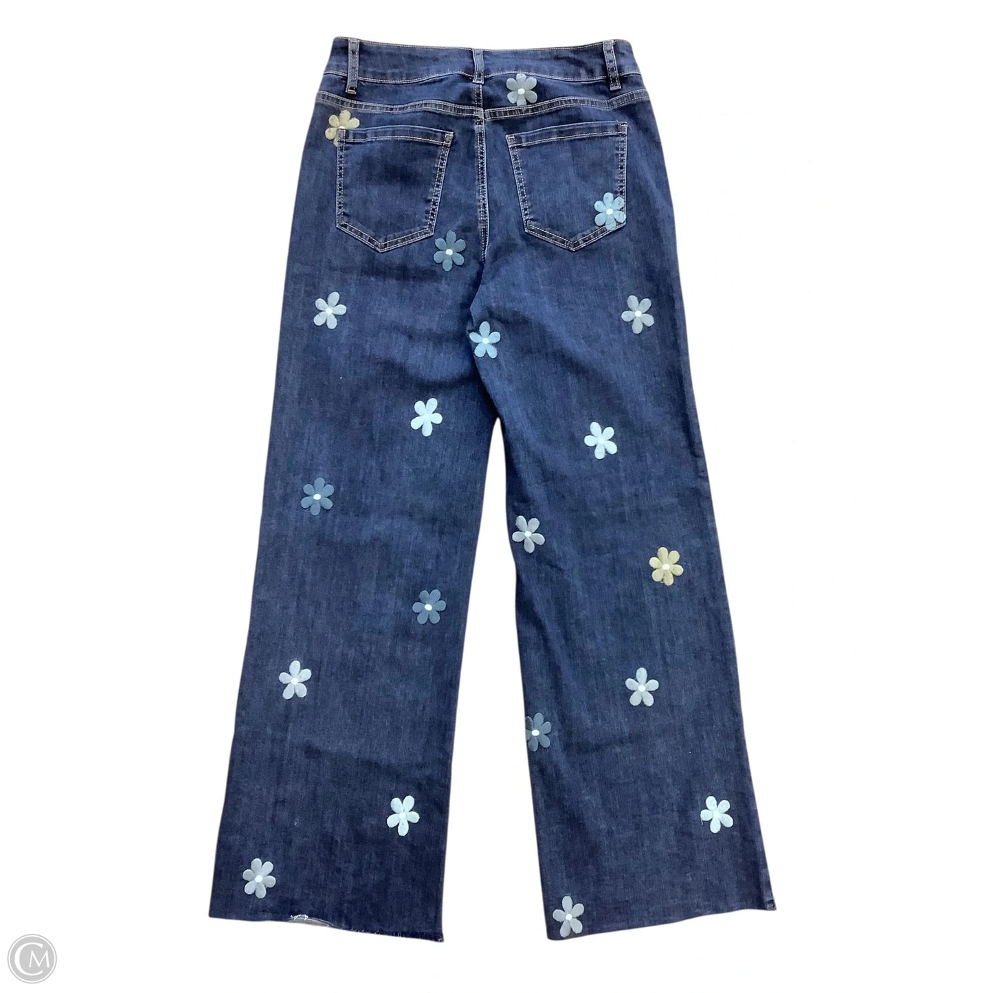 Jeans Straight By Charles By Charles David In Blue Denim, Size: 4