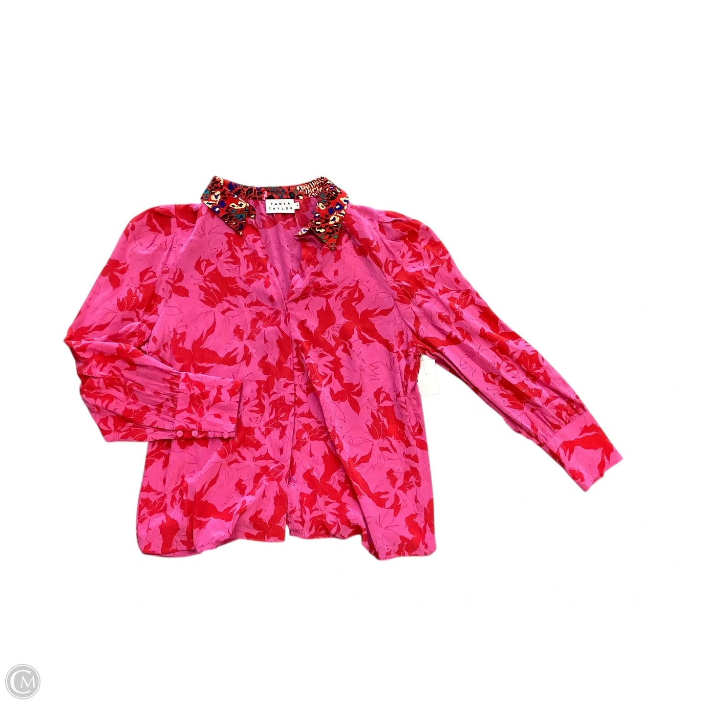 Blouse Long Sleeve By Cma In Pink, Size: 8