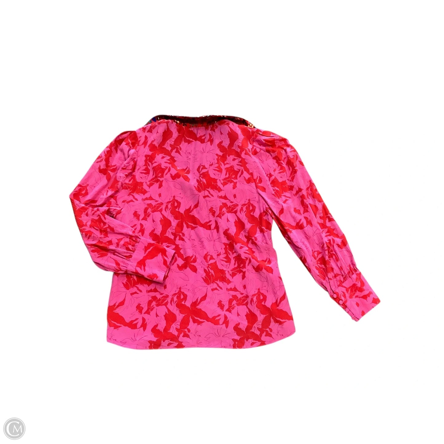 Blouse Long Sleeve By Cma In Pink, Size: 8