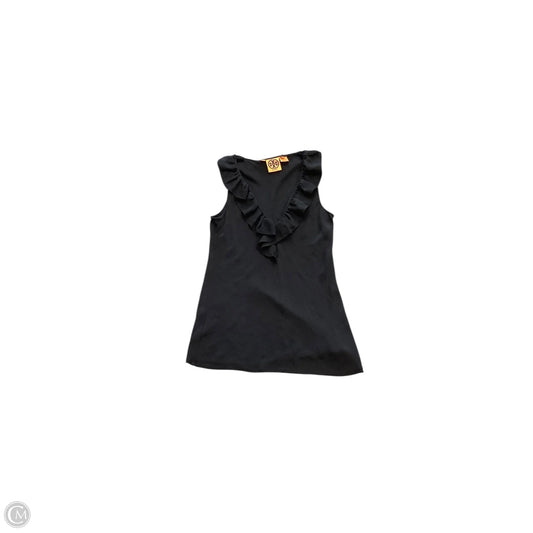 Top Sleeveless Designer By Tory Burch In Black, Size: 4