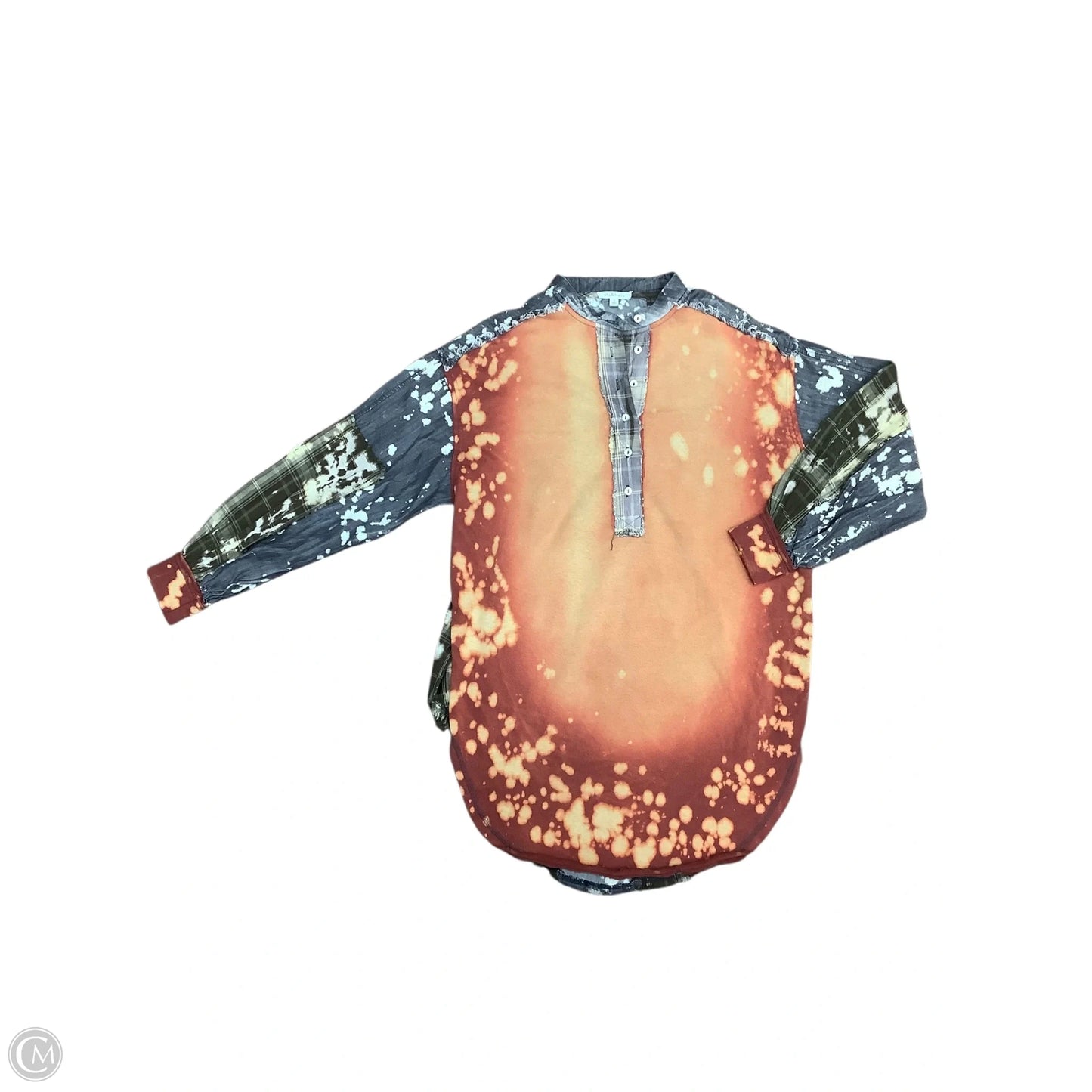 Top Long Sleeve By Oli & Hali In Grey, Size: S