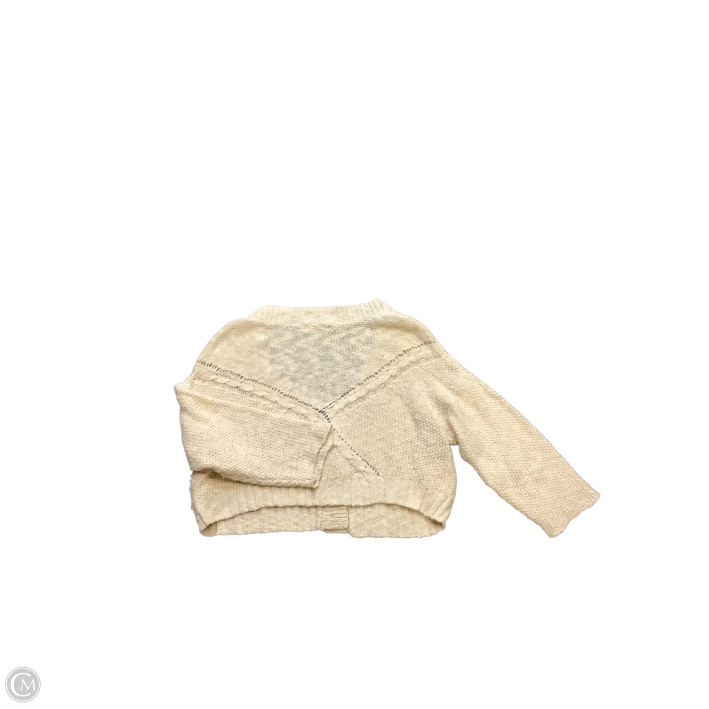 Sweater Cardigan By Natural Life In Cream, Size: M