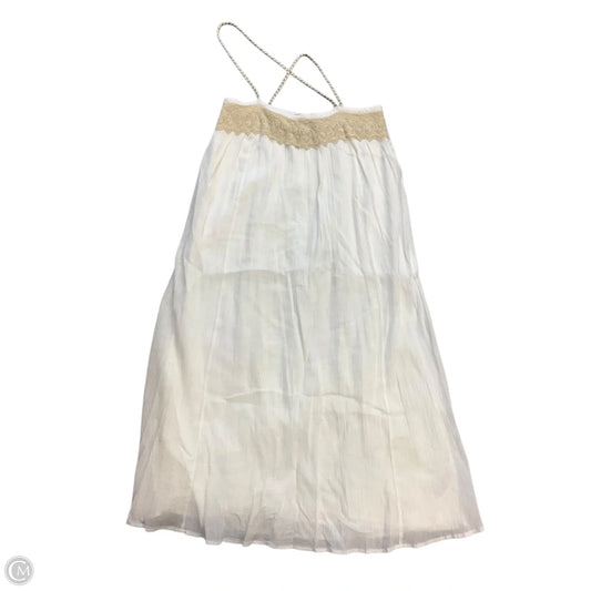 Dress Casual Maxi By Zara In Cream, Size: Xs