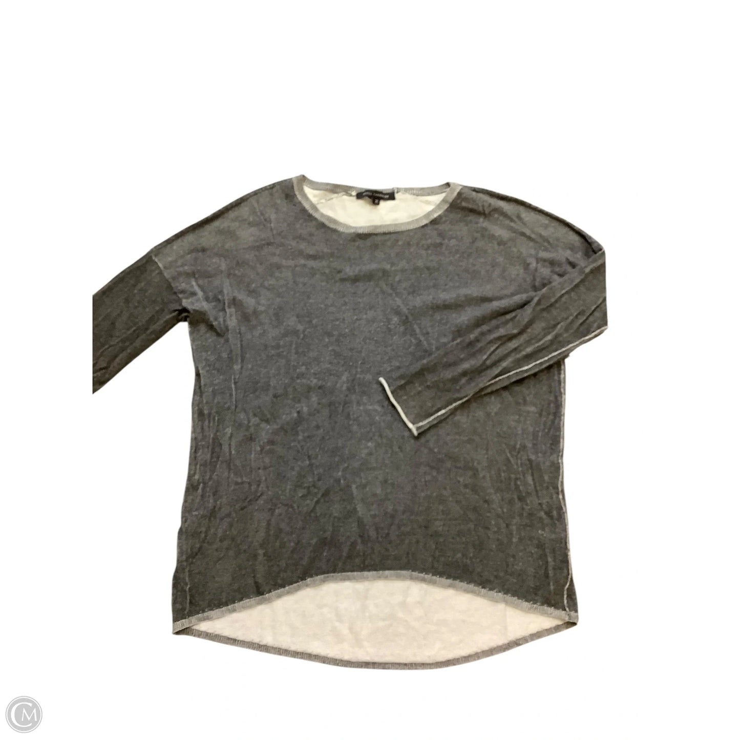 Top Long Sleeve By Cmc In Grey, Size: S