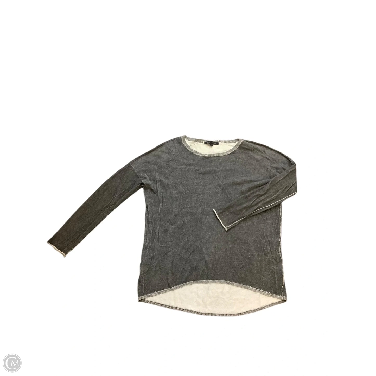 Top Long Sleeve By Cmc In Grey, Size: S