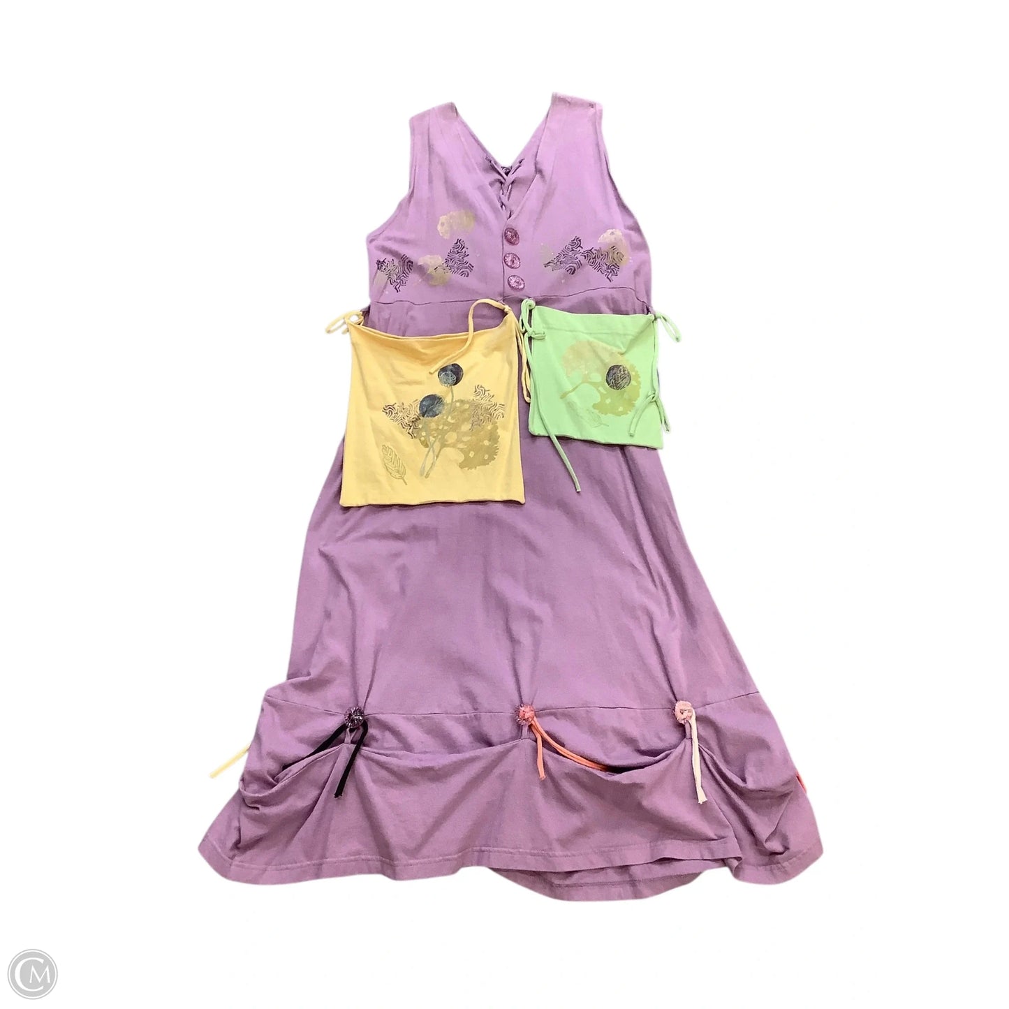 Dress Casual Midi By Cma In Purple, Size: S