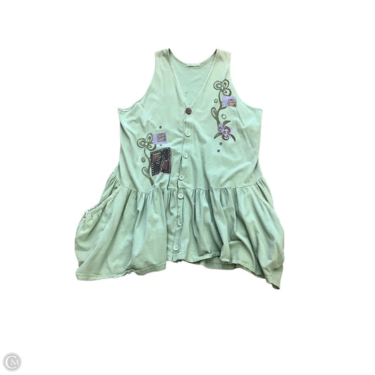 Dress Casual Midi By Cma In Green, Size: S