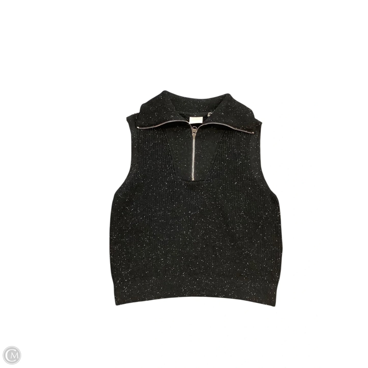 Sweater Short Sleeve By Varley In Black, Size: M