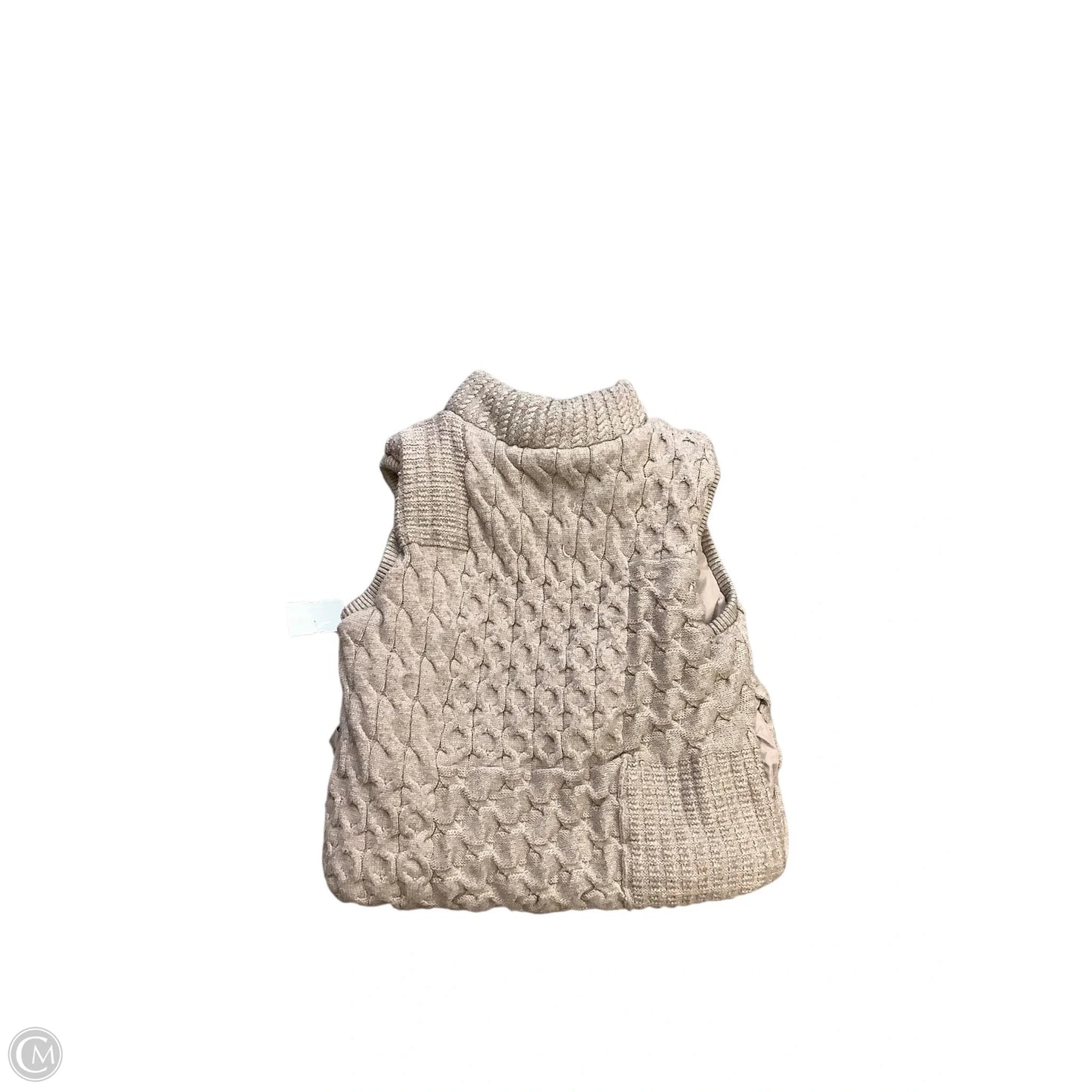 Vest Faux Fur & Sherpa By Joie In Tan, Size: L