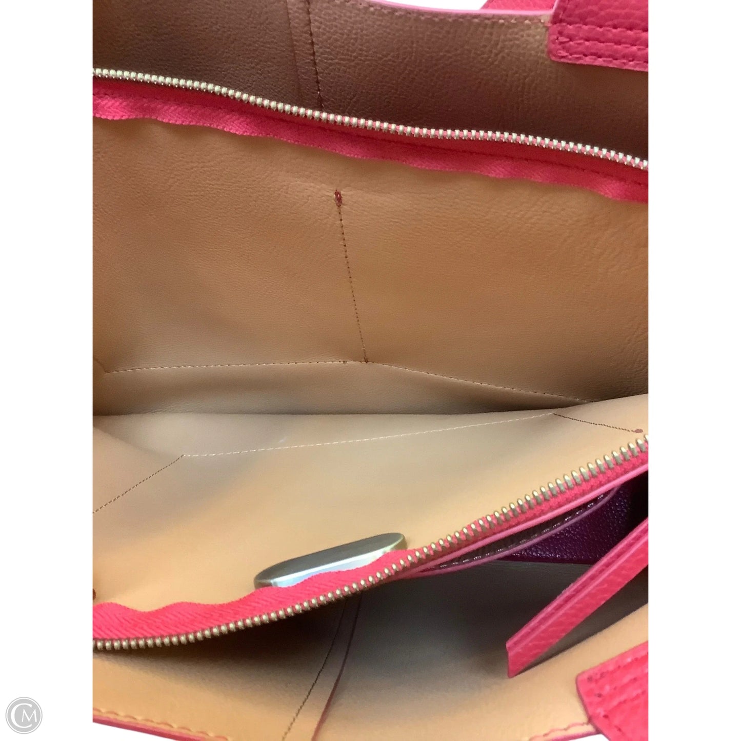 Handbag Leather By Hobo Intl, Size: Large