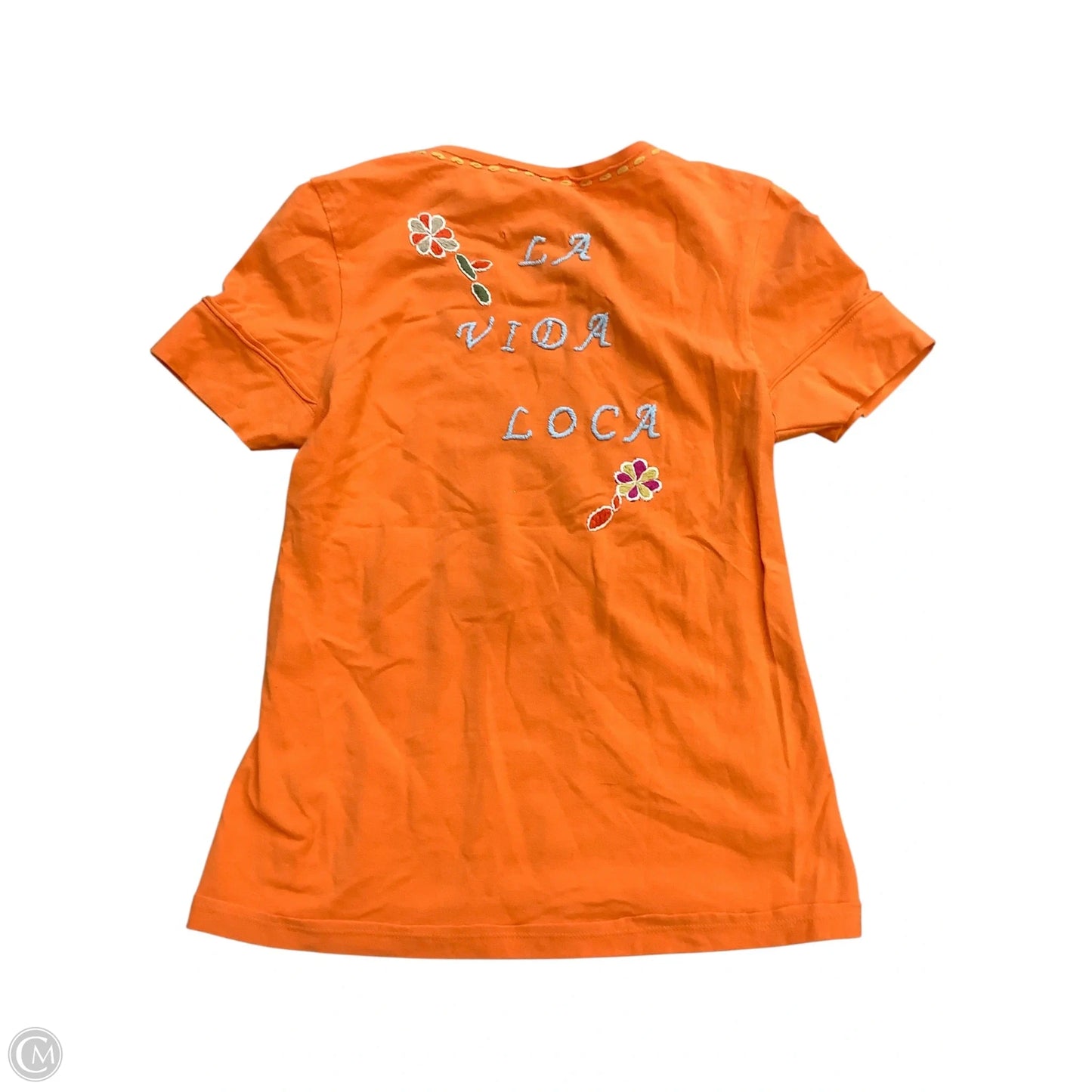 Top Short Sleeve By Buffalo David Bitton In Orange, Size: L