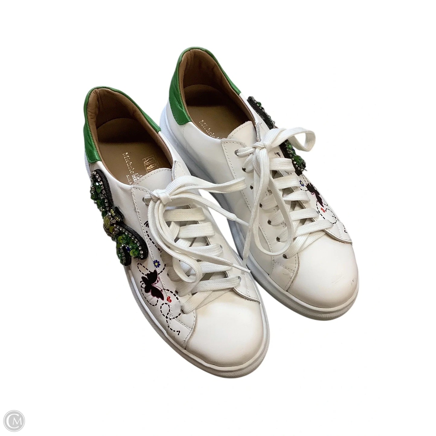 Shoes Sneakers By Cma In White, Size: 7.5(37) AS IS