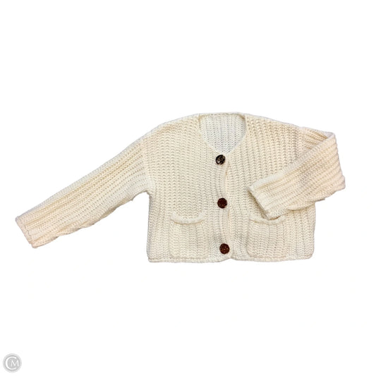 Sweater Cardigan By Cmc In Cream, Size: L