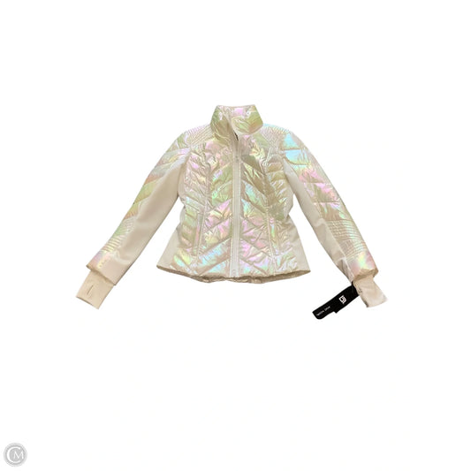 Coat Puffer & Quilted By Blanc Noir In White, Size: M