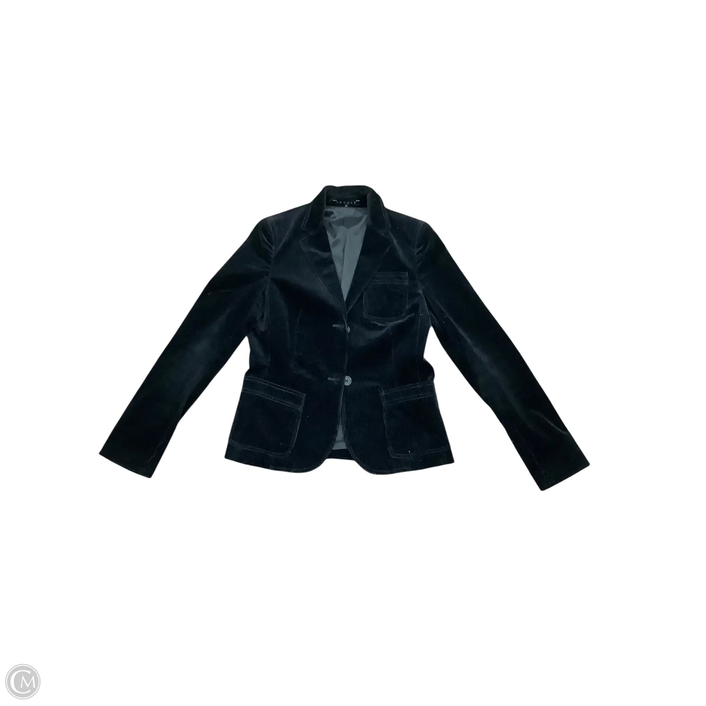 Jacket Shirt By Theory In Black, Size: 8
