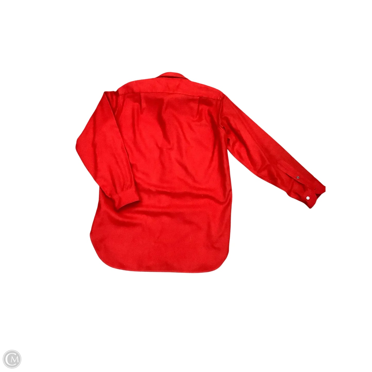 Top Long Sleeve By Pendleton In Red