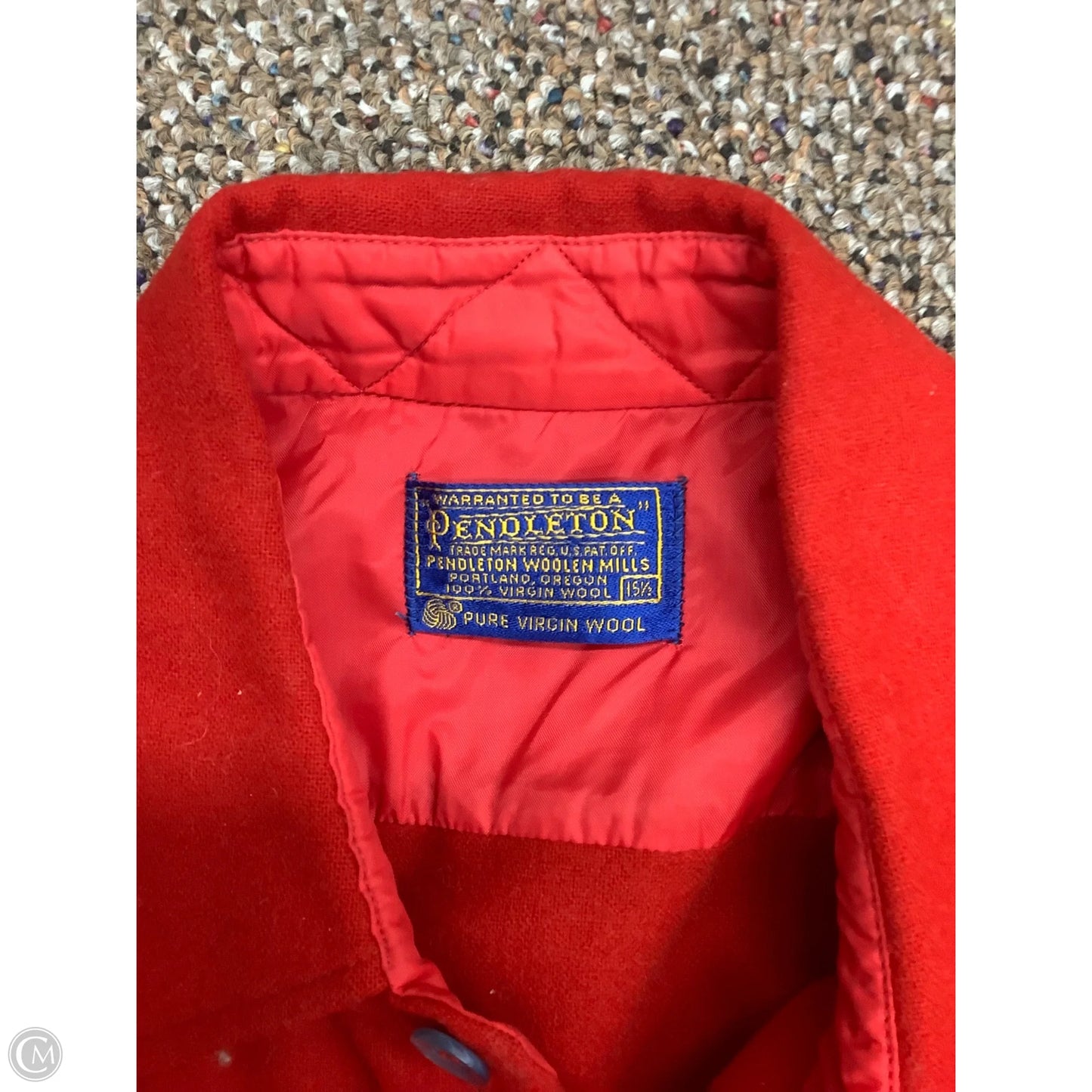 Top Long Sleeve By Pendleton In Red