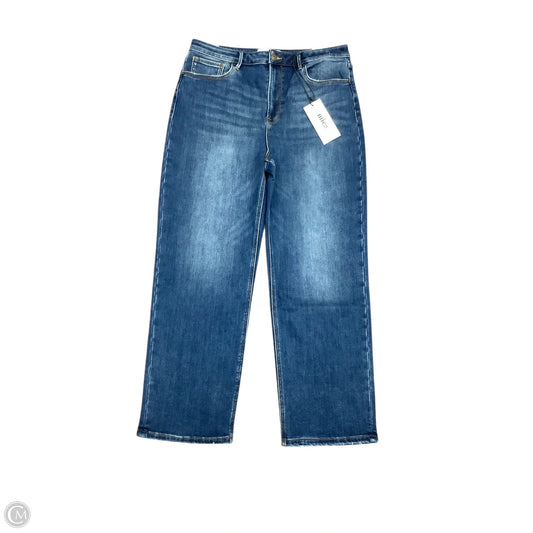 Jeans Wide Leg By Micas In Blue Denim, Size: 14 (32)