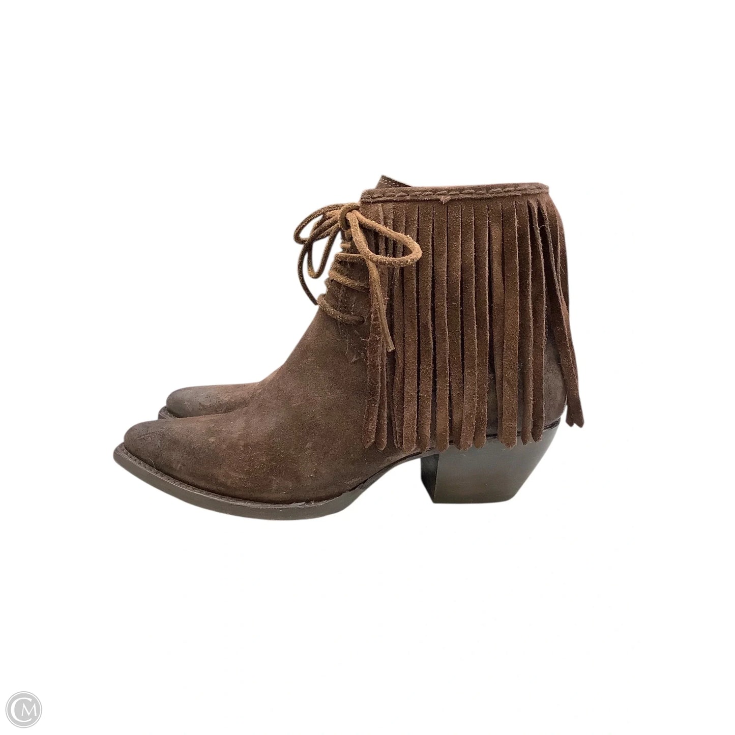 Boots Designer By Frye In Brown, Size: 8