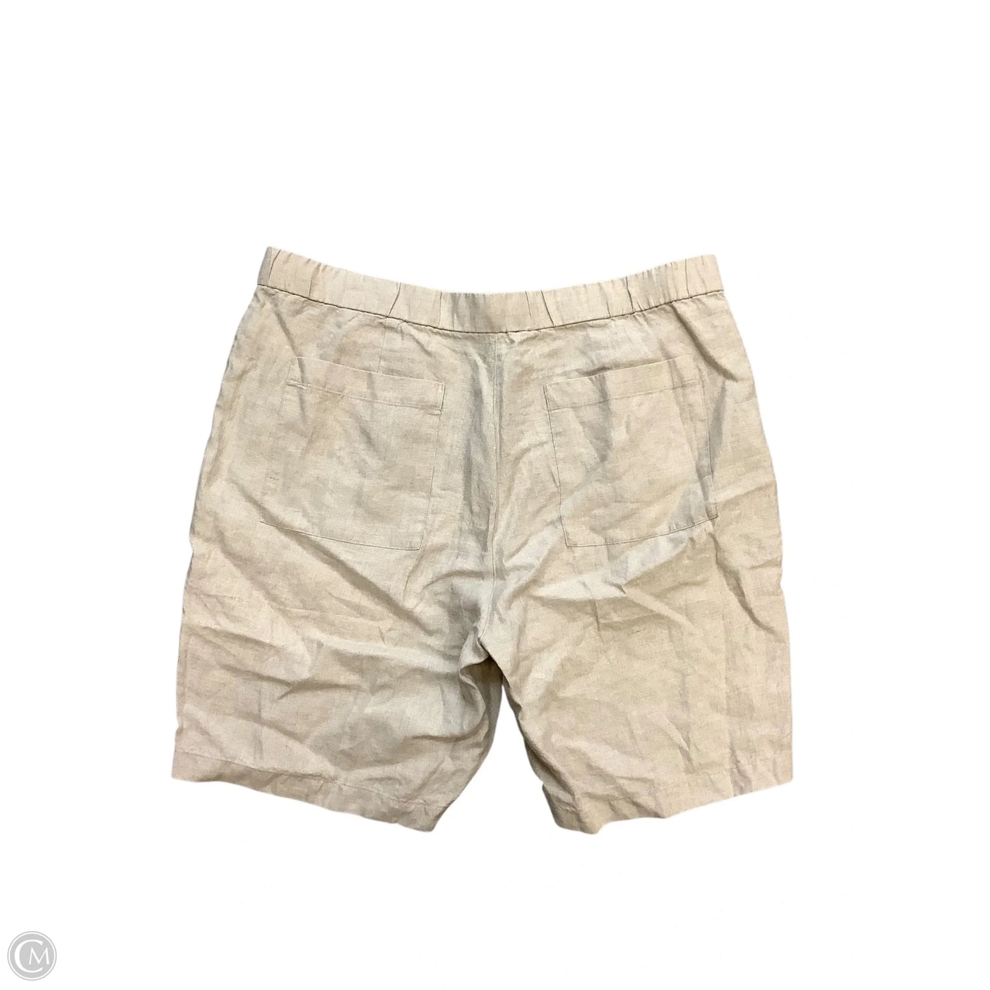 Shorts By Eileen Fisher In Tan, Size: L