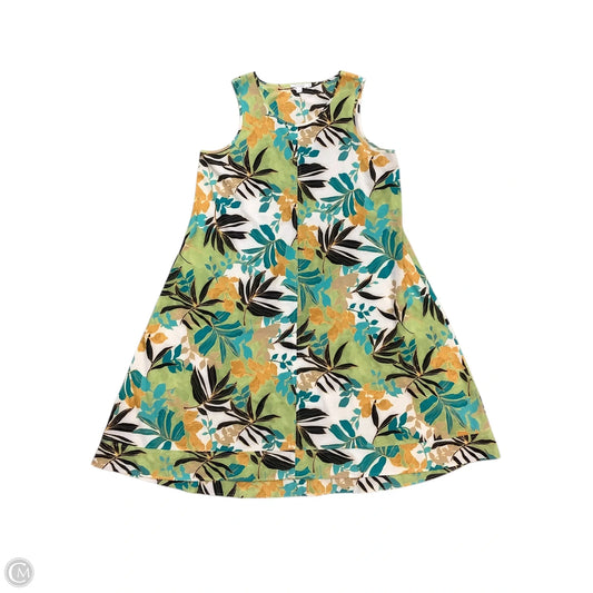 Dress Casual Maxi By Chicos In Teal, Size: 12