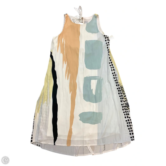 Dress Casual Maxi By Chicos In White, Size: 12