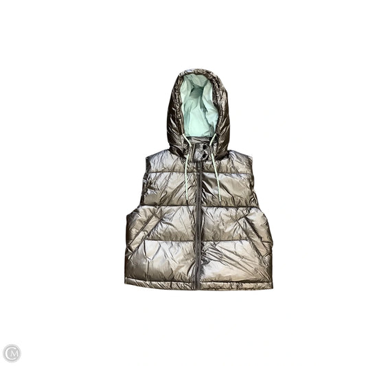 Vest Puffer & Quilted By Pilcro In Silver, Size: S