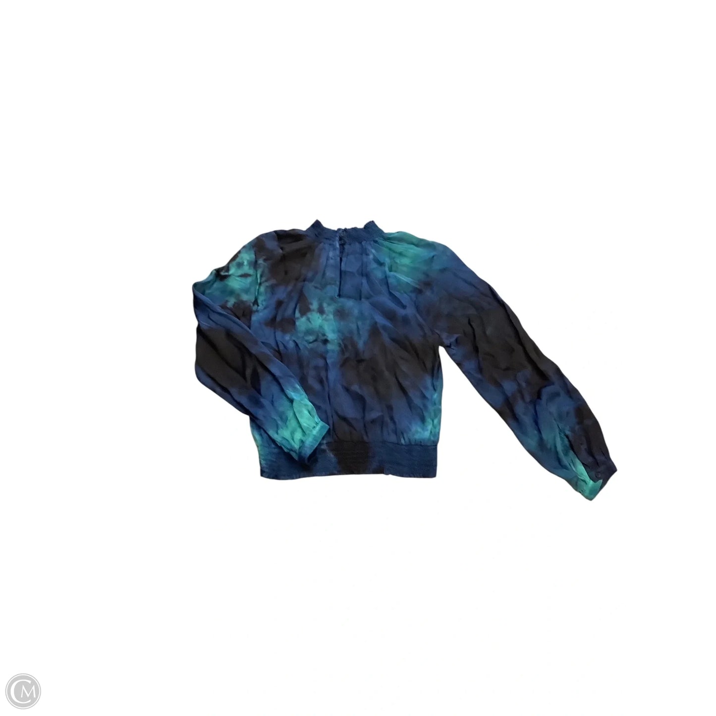 Blouse Long Sleeve By Bella Dahl In Blue, Size: S