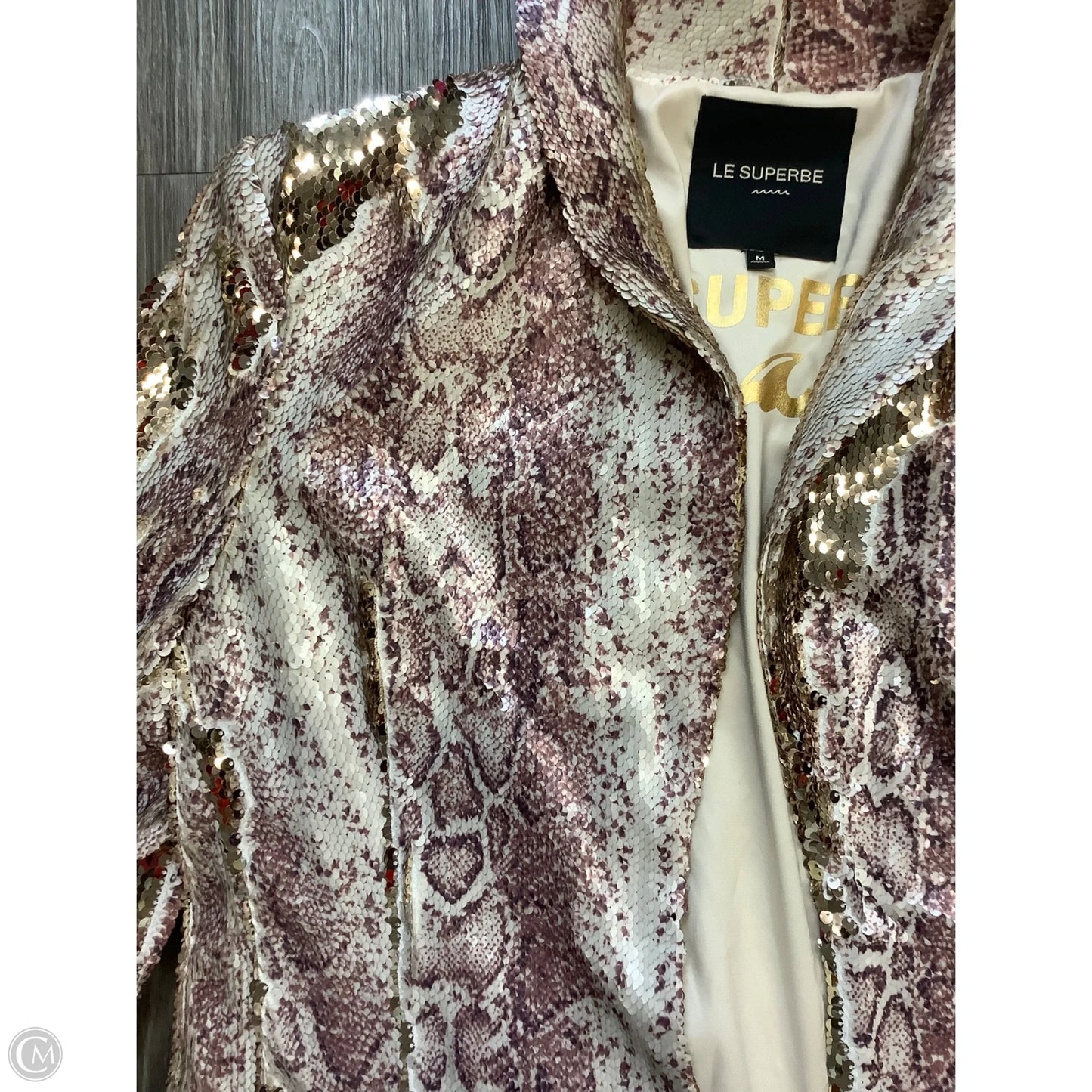 Jacket Other By Le Superbe In Rose Gold, Size: M