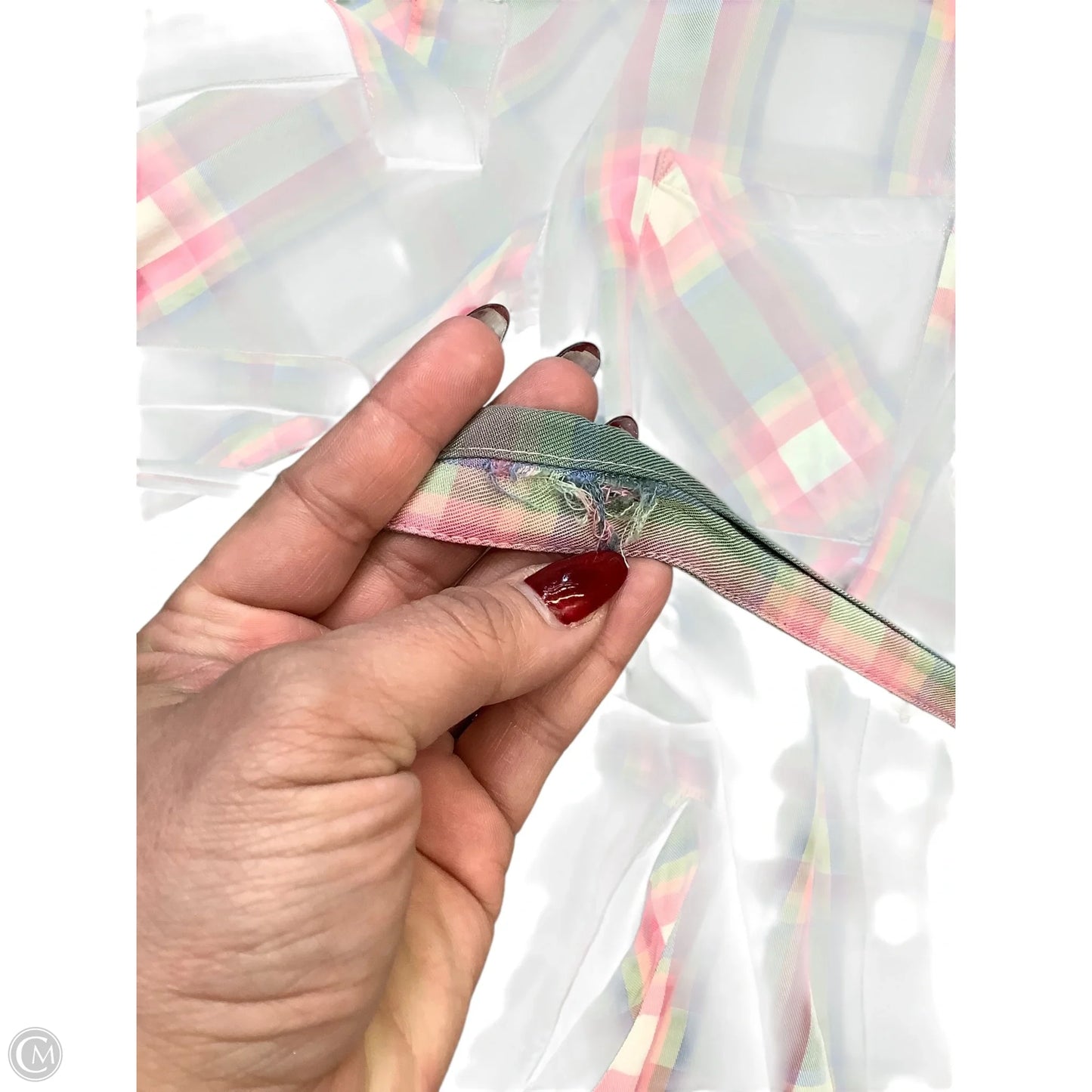 Dress Casual Maxi By Cmb In Plaid Pattern, Size: S