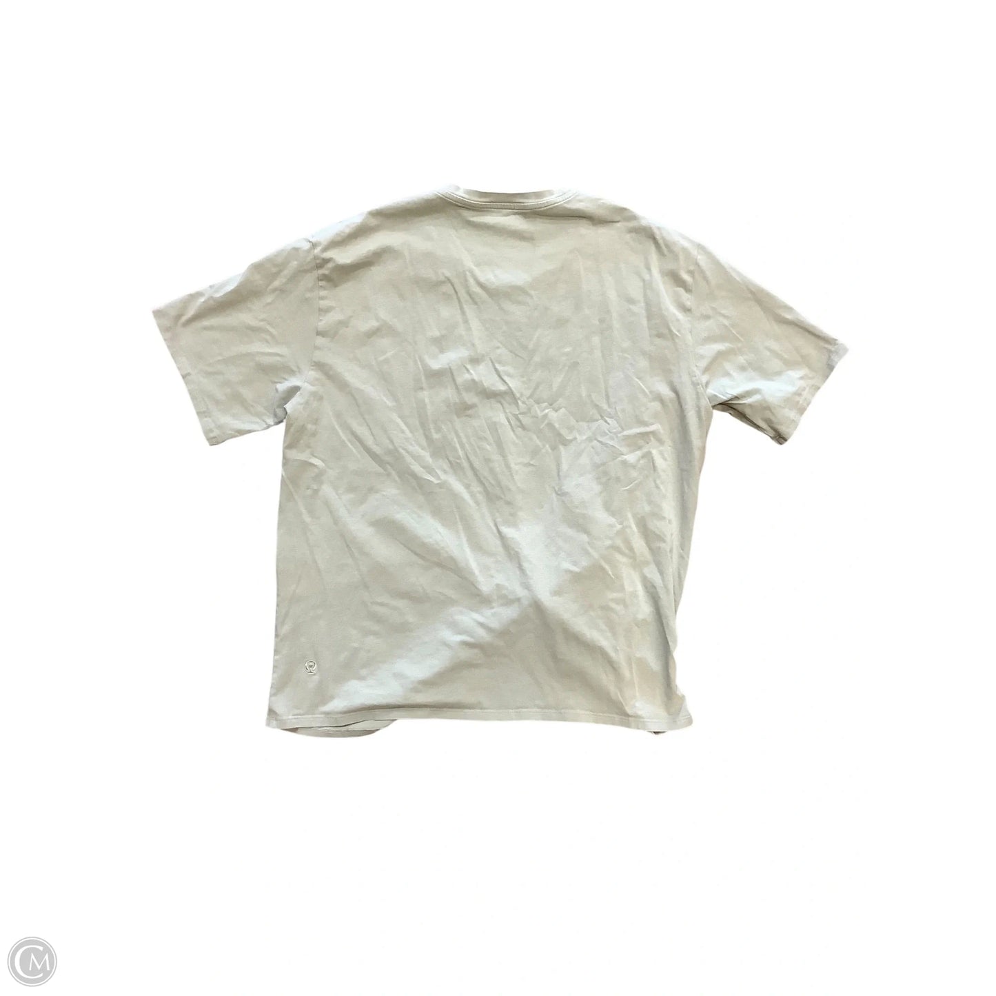 Athletic Top Short Sleeve By Lululemon In Green, Size: Xl