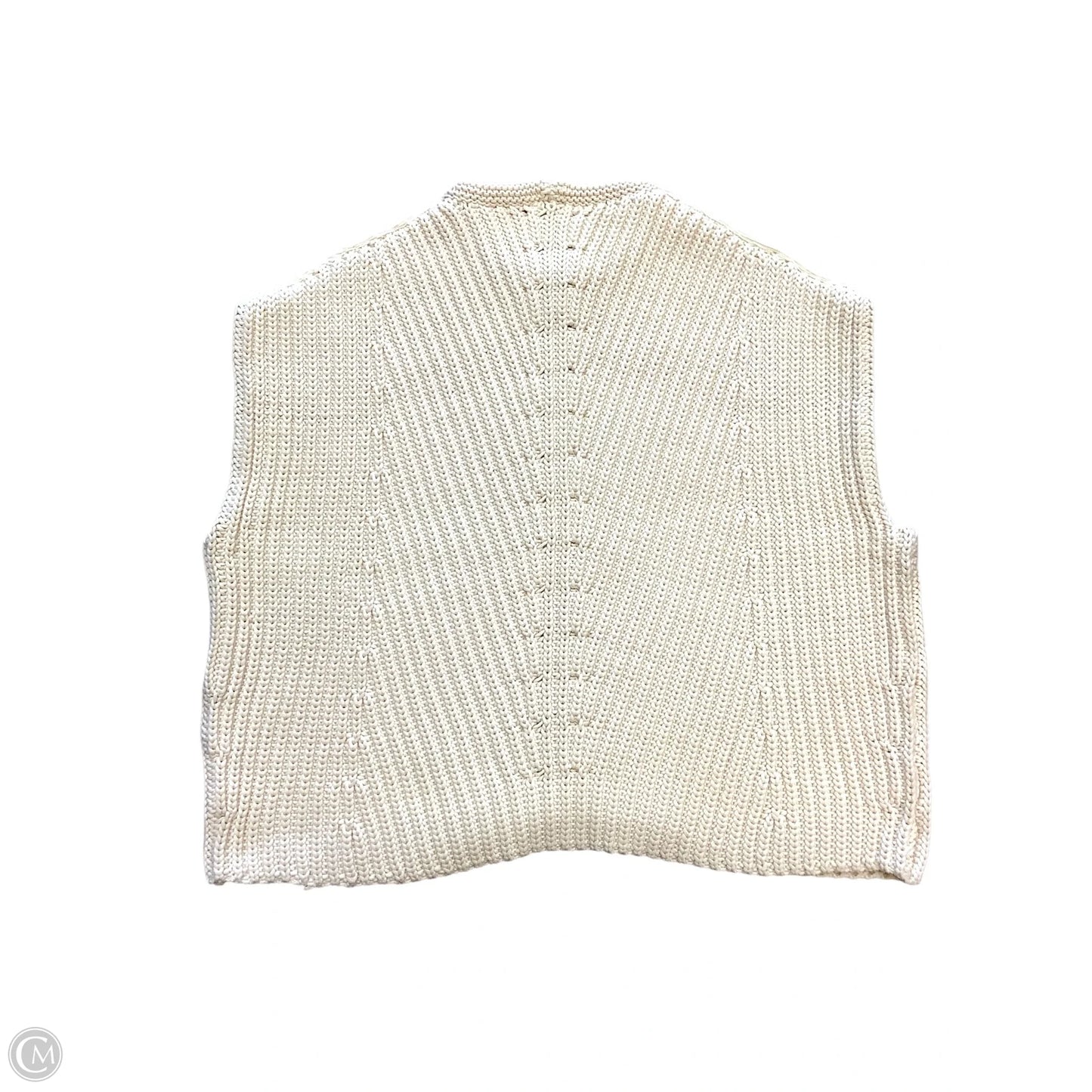 Sweater Short Sleeve By Rag And Bone In Cream, Size: M