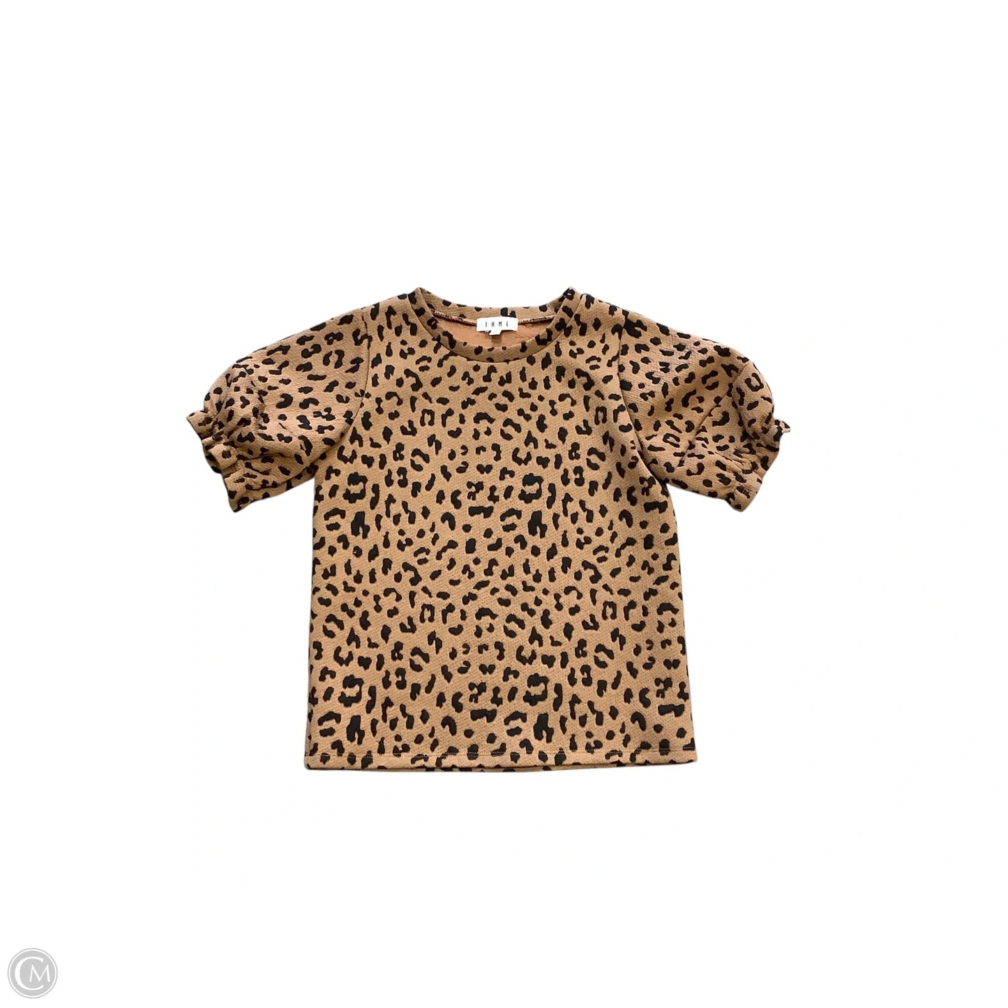 Top Short Sleeve Basic By Thml In Animal Print, Size: S