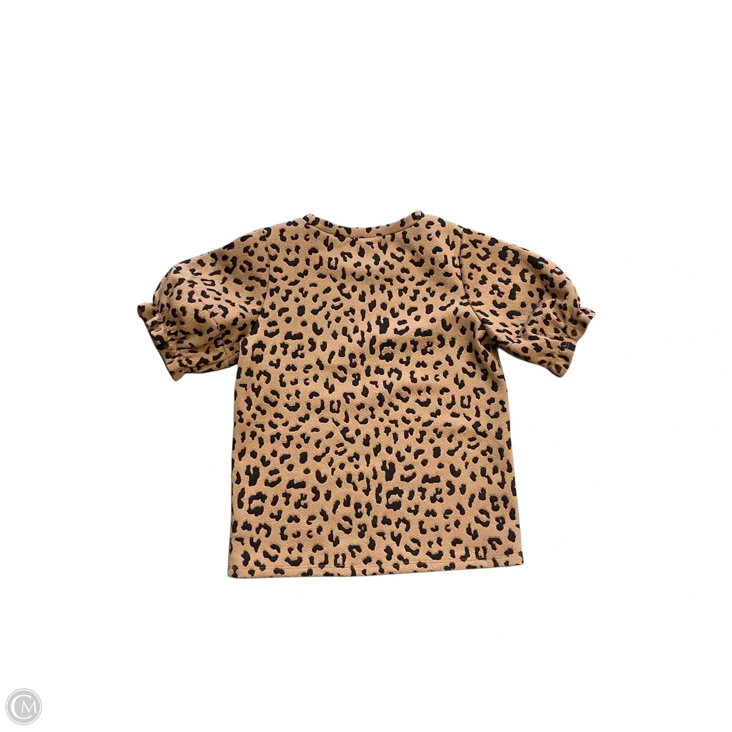 Top Short Sleeve Basic By Thml In Animal Print, Size: S